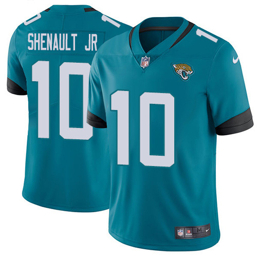 Men Nike Jacksonville Jaguars 10 Laviska Shenault Jr. Teal Green Alternate Stitched NFL Vapor Untouchable Limited Jersey
